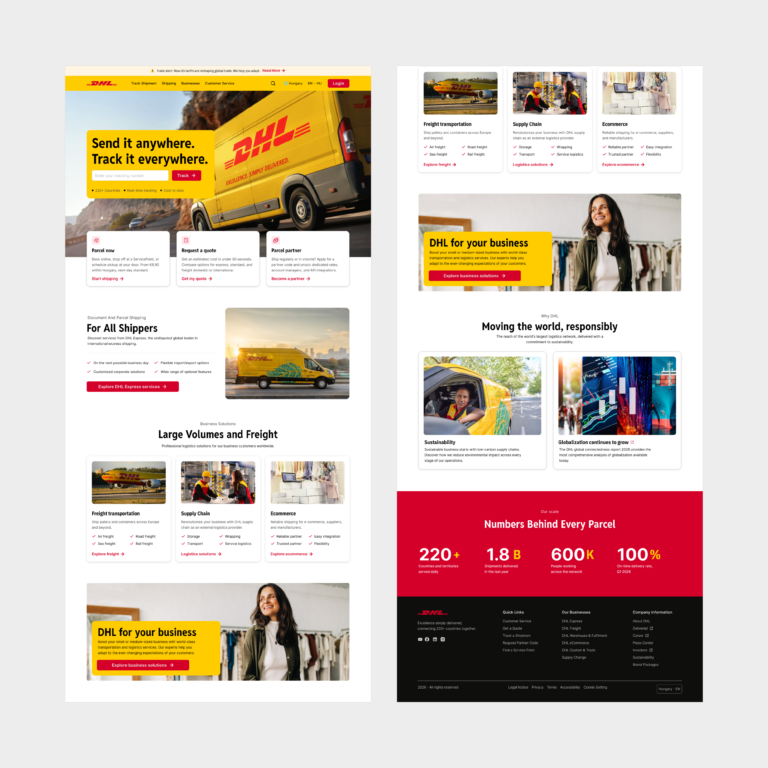 DHL Hungary — Enterprise Platform Redesign